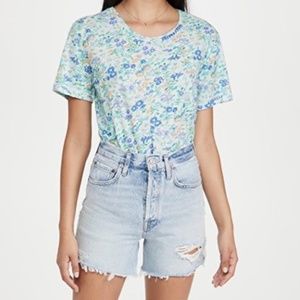 NWT $145 LoveShackFancy Calix Tee in Frosted Jade - size XS!